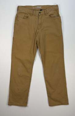Carhartt Relaxed Fit Canvas Work Pants 33x32 Brown
